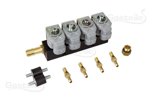 [30.EVG.151] Einspritzrail Valtek STD 2 Ohm Typ 30 (4-Zyl)