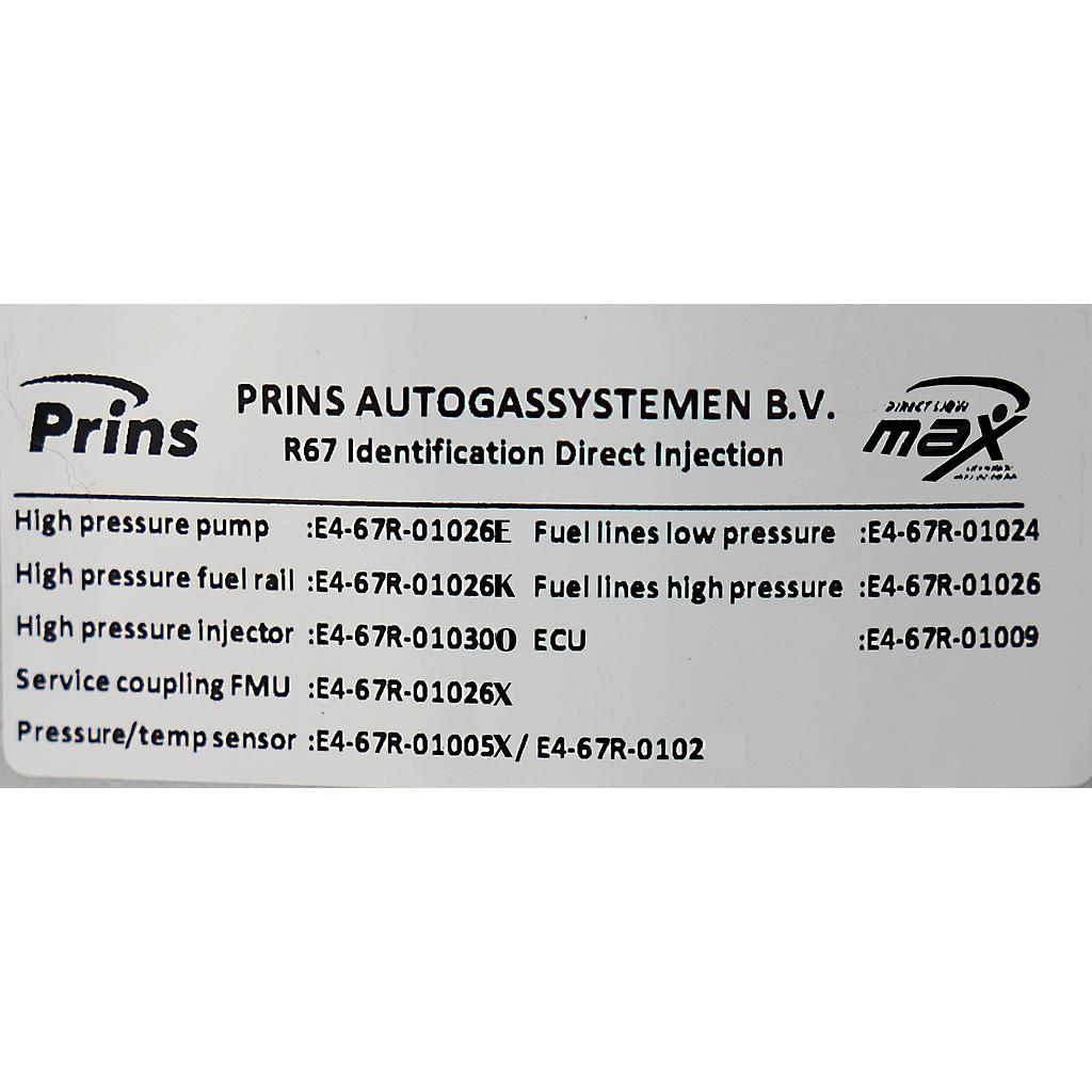 [099/670003] Prins DLM Gen3 67R-Aufkleber