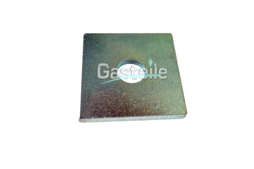 [EKO043] Vierkantscheiben Edelstahl 40X40 Ø11