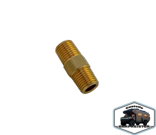 [EKO0002C] Verbindungsrohr 2 x 1/4" NPT-M L=35mm